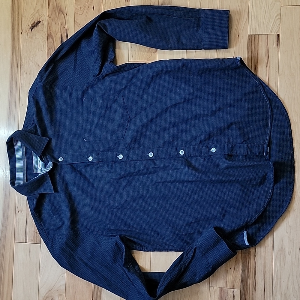 32 bar blues houndstooth button down meduim